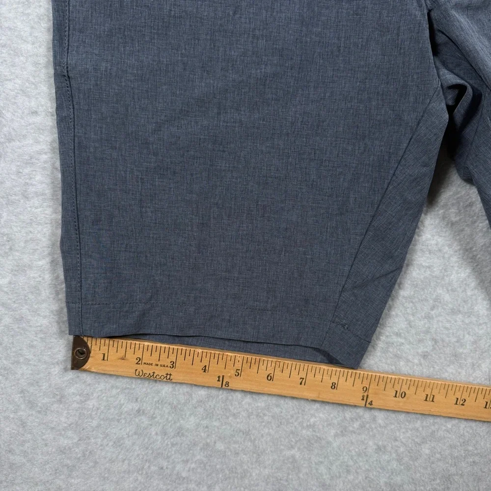 7 Diamonds Aeroplane Performance Shorts Mens 29 Navy Blue Heather Stretch NWT